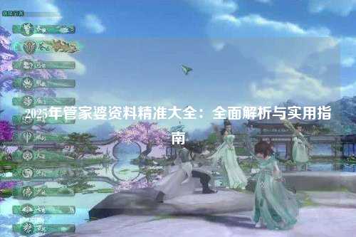 2025年管家婆资料精准大全：全面解析与实用指南