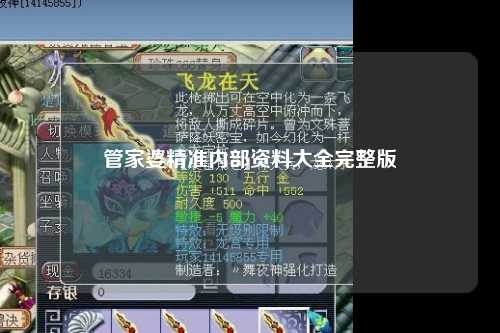 管家婆精准内部资料大全完整版