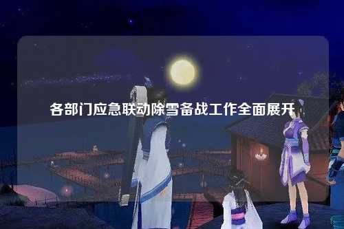 各部门应急联动除雪备战工作全面展开