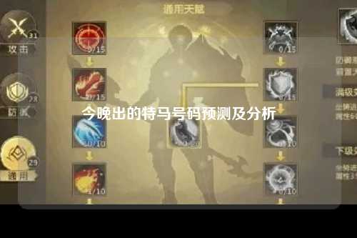 今晚出的特马号码预测及分析